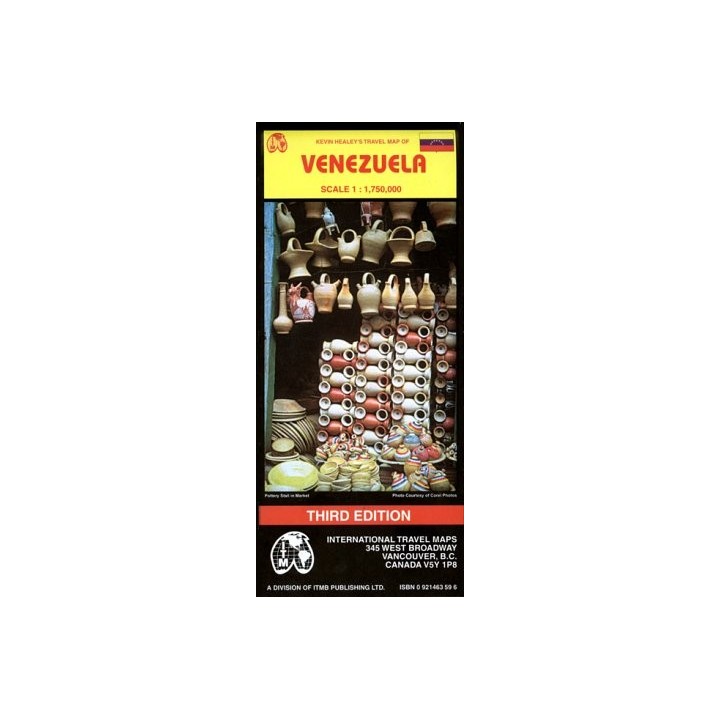 Kevin Healey's Travel map of Venezuela